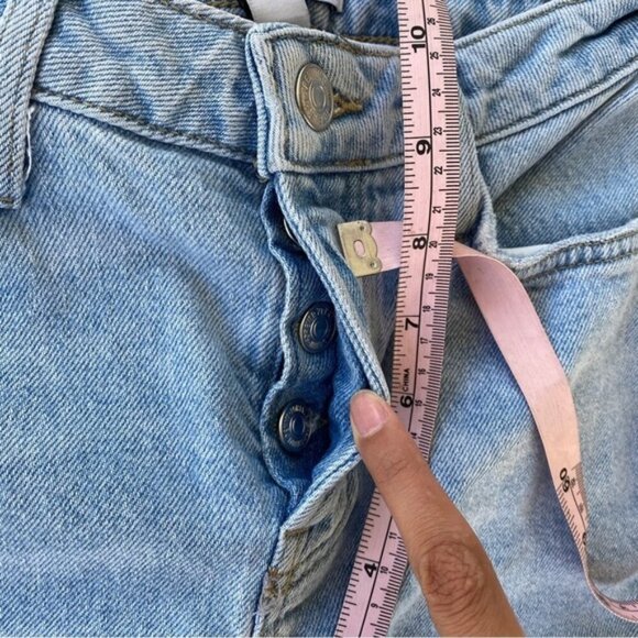 Forever 21 Light Blue Distressed Bootcut Style Jeans Size 25 - Picture 6 of 9